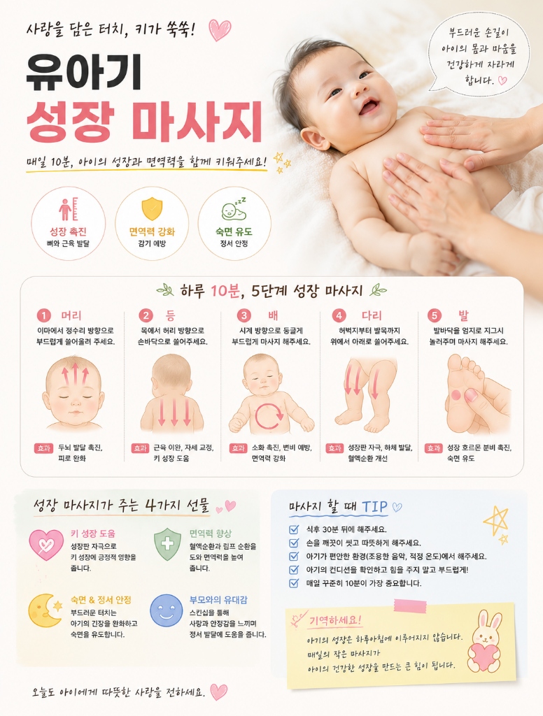 유아기 성장 마사지